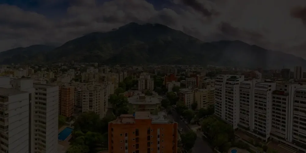 Vista de la ciudad de Caracas, Venezuela